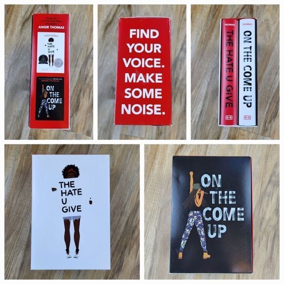 🔸️NIB Angie Thomas 2 Book Hardcover Box Set - The Hate U Give & On The Come Up - Picture 3 of 11